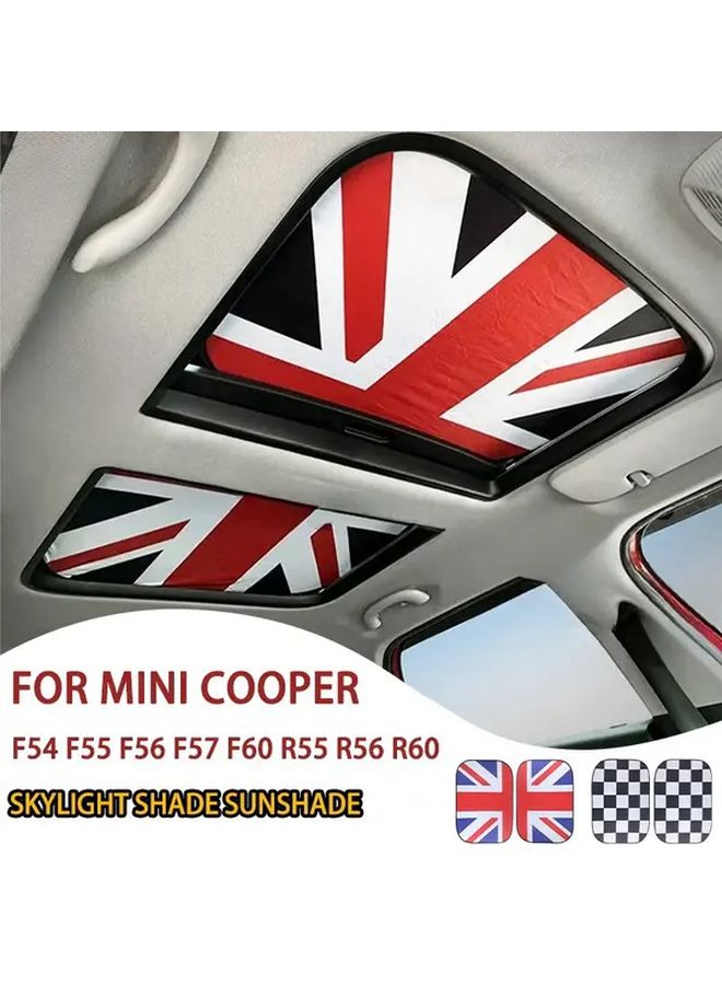 Red Mini Cooper Sunroof Sunshade UV Protection Foldable Durable F54 F55 F56 R55 R56 R60 - Image 2